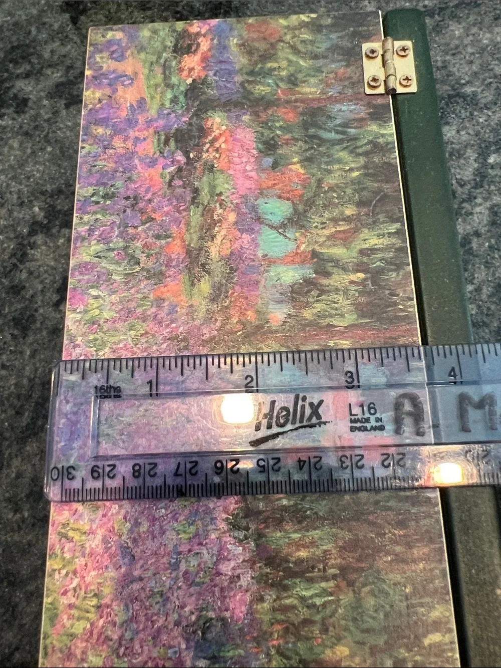 Floral Landscape Decorative Keepsake Box/tea box